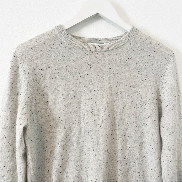 Pure Cashmere NYC x Cafe Leandra Unisex Crew Neck Sweater Fossil Size Small S - Picture 4 of 8